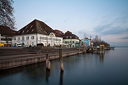 码头,康士坦茨湖,地区,巴登符腾堡,德国,欧洲