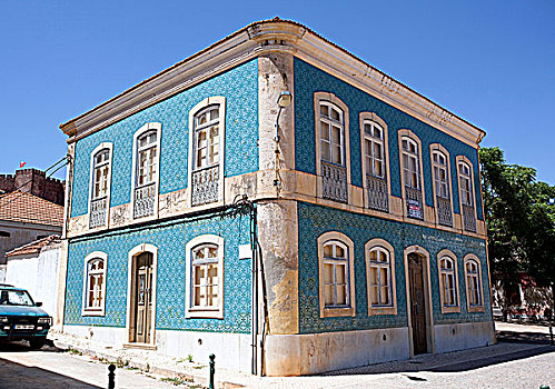 蓝色,房子,葡萄牙,2009年