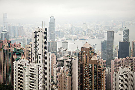 香港,香港岛,摩天大楼,市中心