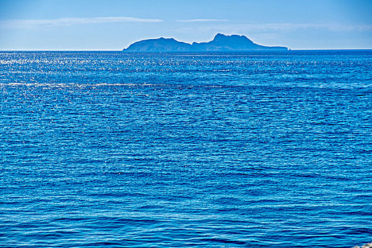 岛屿,蓝色海洋,正面,南方,克里特岛,希腊,欧洲