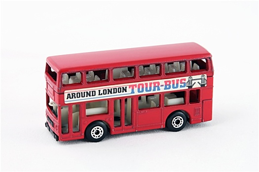 红色,伦敦,巴士,玩具车