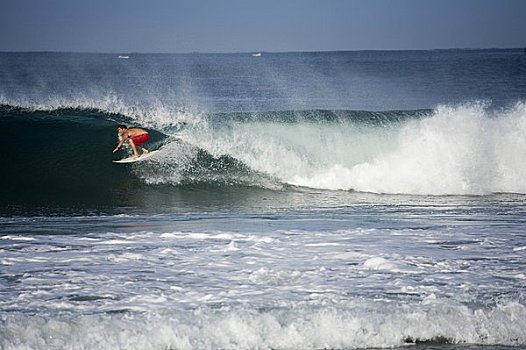 冲浪,太平洋海岸,瓦哈卡州,墨西哥