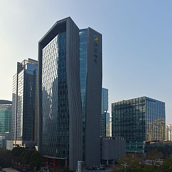 苏州的金融商贸中心建筑群