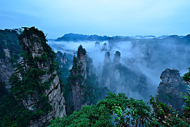 张家界图片_张家界高清图片_全景视觉