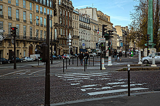 欧洲旅游巴黎街头