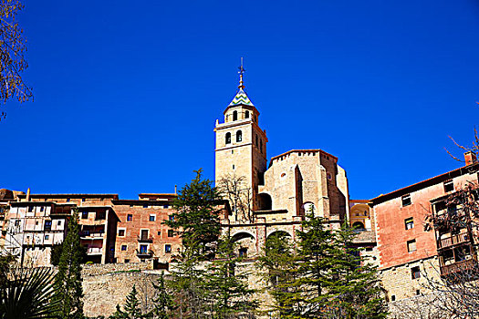 阿巴拉钦酒店,中世纪,城镇,特鲁埃尔,西班牙