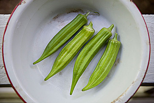 秋葵,蔬菜,食物