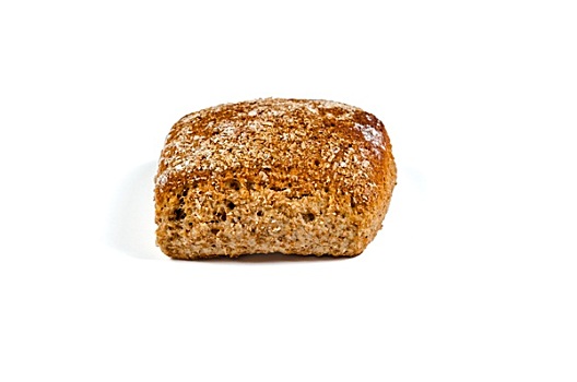 一个,面包卷,面包,白色背景,背景
