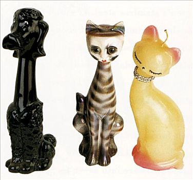 陶瓷,狗,20世纪50年代