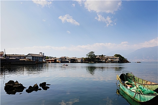 湖,风景,大理,云南,中国