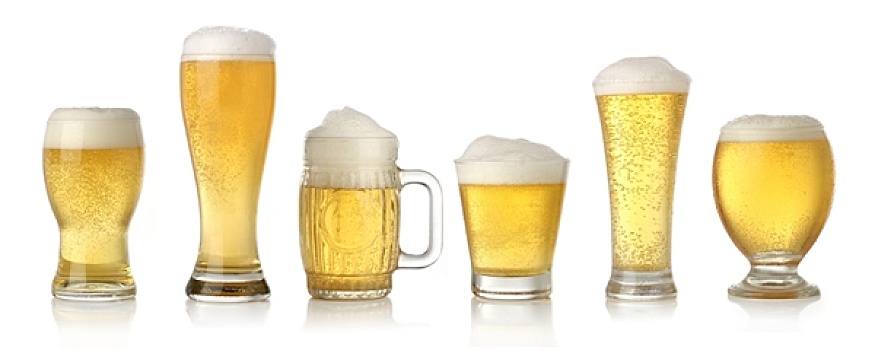 不同,眼镜,窖藏啤酒,啤酒