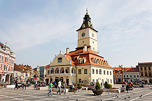 城镇,布拉索夫,特兰西瓦尼亚,罗马尼亚,欧洲