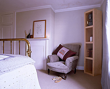 卧室,黄铜,扶手椅