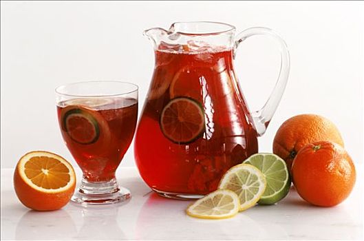 罐,玻璃杯,柑橘