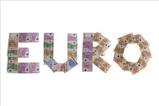 欧元,书写,钞票