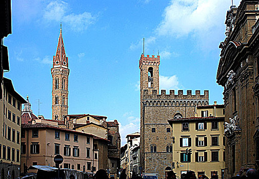 意大利佛罗伦萨精美的古老建筑