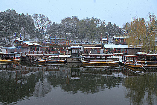 颐和园雪景