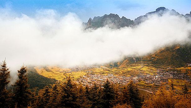 甘肃甘南扎尕那风景区