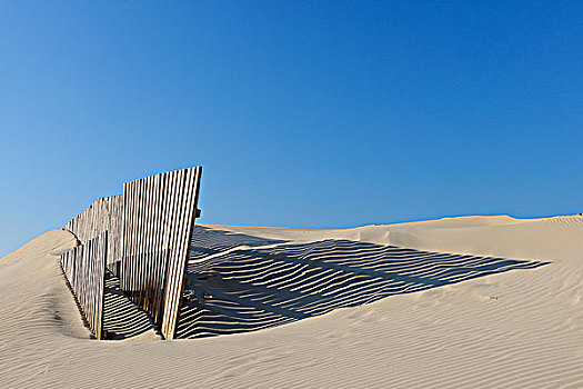 沙子,栅栏,海滩,靠近,哥斯达黎加,卡迪兹,安达卢西亚,西班牙