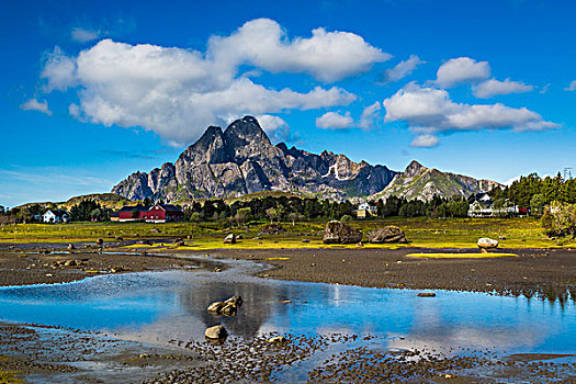 乡村,罗弗敦群岛,群岛,挪威