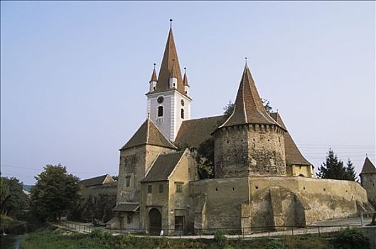 罗马尼亚,牢固,教堂