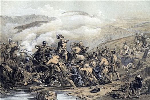 战斗,19世纪,艺术家