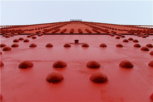 红色,桥