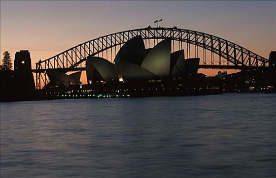 悉尼,湾,悉尼歌剧院,海港大桥,新南威尔士,澳大利亚