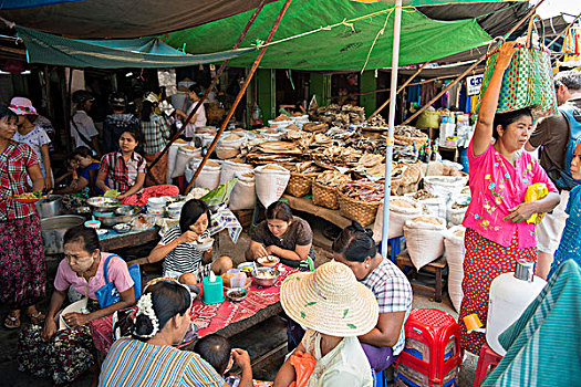 亚洲,缅甸,曼德勒,市场