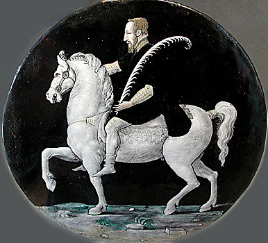 国王,亨利二世,法国,骑马,盘子,艺术家,利莫辛