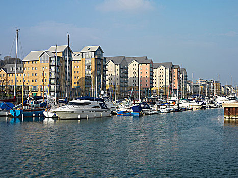 住房,船,码头,布里斯托尔,英国