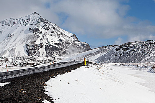 雪路,冬天