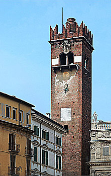 意大利维罗纳市中心的布拉广场