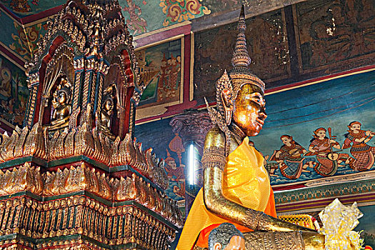 柬埔寨,金边,佛像