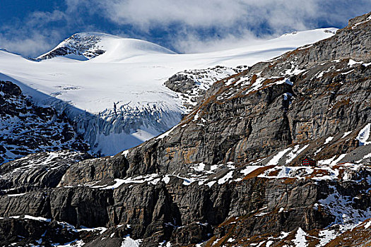 冰河,瓦莱州,瑞士,欧洲