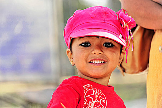 尼泊尔人,女孩,头像,加德满都,尼泊尔,亚洲