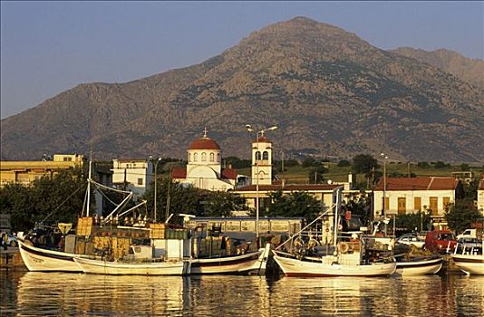 港口,萨莫色雷斯岛,岛屿,希腊