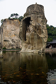 浙江绍兴鲁镇柯岩鉴湖