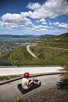 人,攀升,罗托鲁瓦,区域,北岛,新西兰