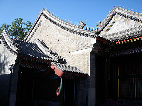 中国北京恭王府古建筑风光