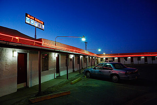 汽车旅馆,66号公路,新墨西哥,美国