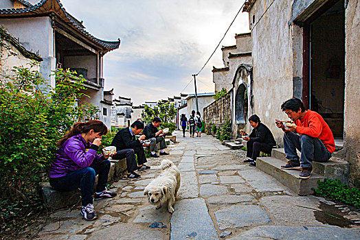 安徽,黟县,古村,屏山