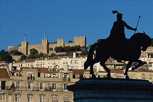 国王,雕塑,里斯本,葡萄牙