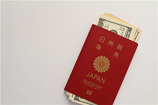 日本,护照,美元
