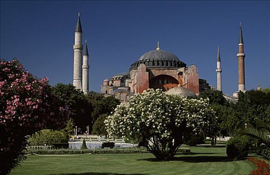圣索菲亚教堂,索菲亚,伊斯坦布尔,6世纪,教堂,博物馆,残留,拜占庭风格,建筑