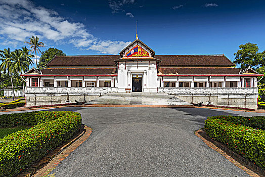 门口,皇宫,博物馆,康巴,琅勃拉邦,省,老挝,东南亚,亚洲