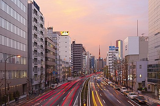 交通,道路,东京,日本