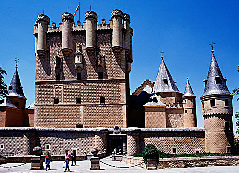 塞戈维亚,城堡,西班牙,欧洲
