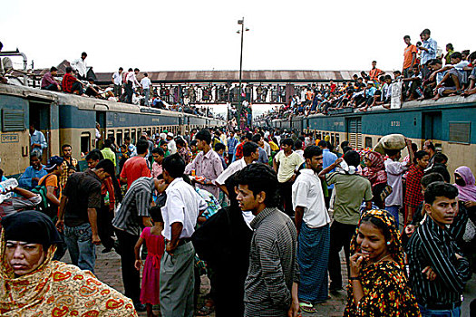 人,攀登,列车,渴望,家,乡村,孟加拉,铁路,特别,火车,巨大,数量,旅行,留白,安静,许多,屋顶