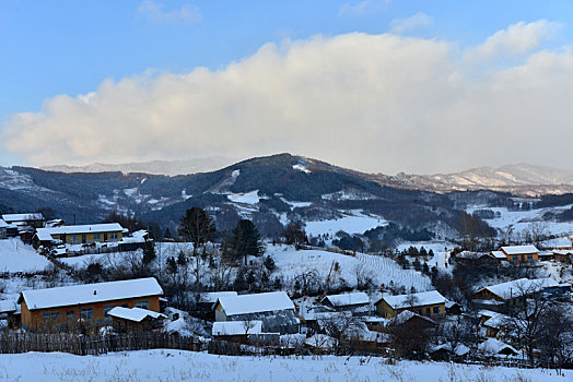 冬季吉林雪村-松岭美景如画